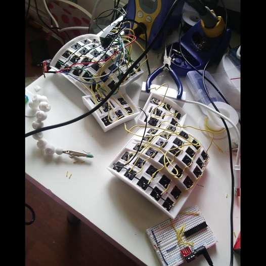 soldering of keyboard